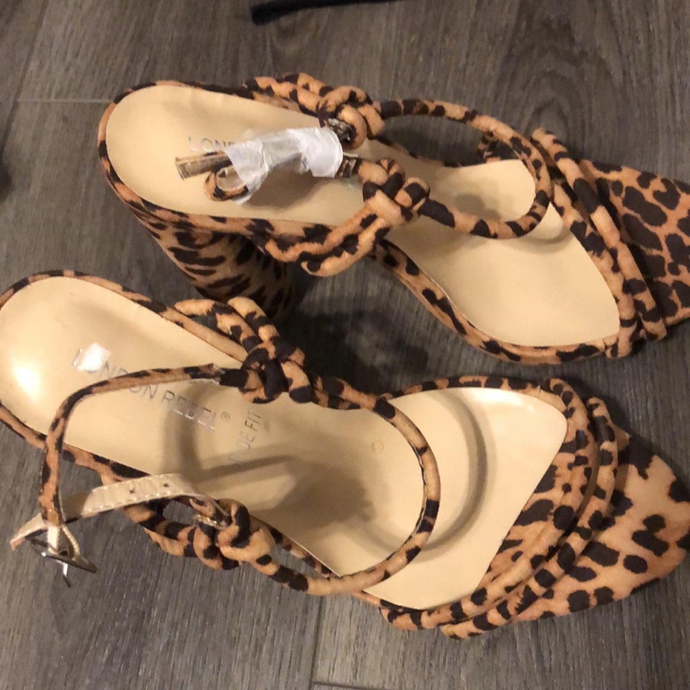 Leopard Print Heels - image 3